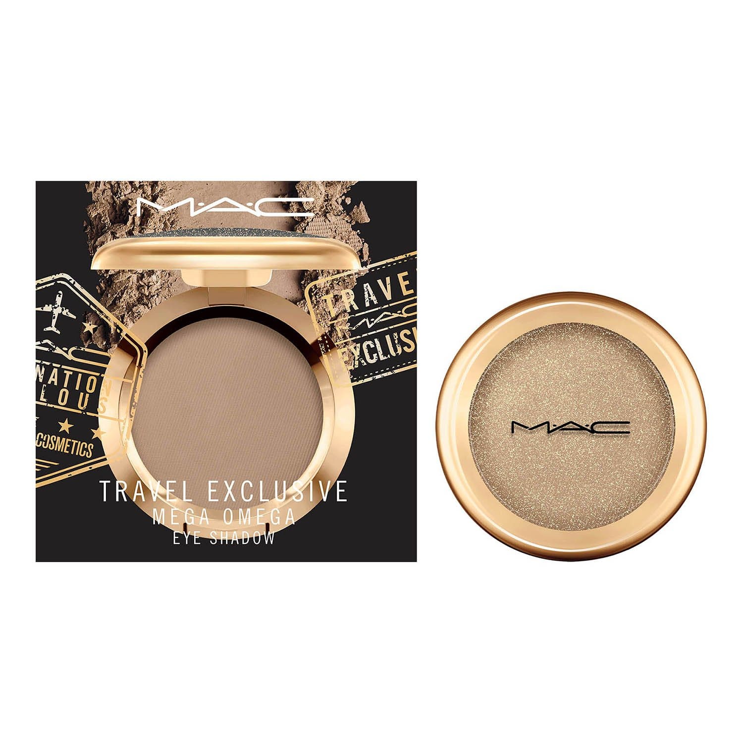 Buy Mac Mega Eye Shadow Omega Travel Exclusive Online in Australia Amuse Beauty